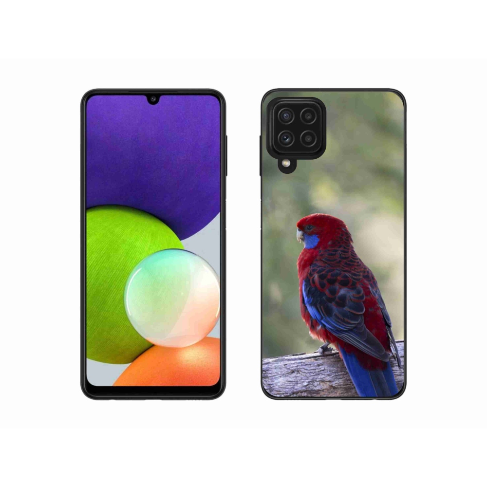 Gelový kryt mmCase na Samsung Galaxy A22 4G - papoušek rosela