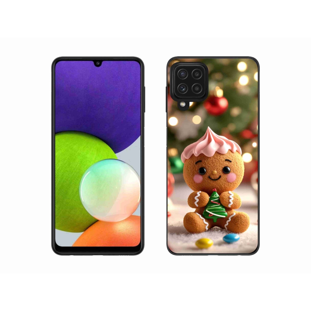 Gelový kryt mmCase na Samsung Galaxy A22 4G - perníček