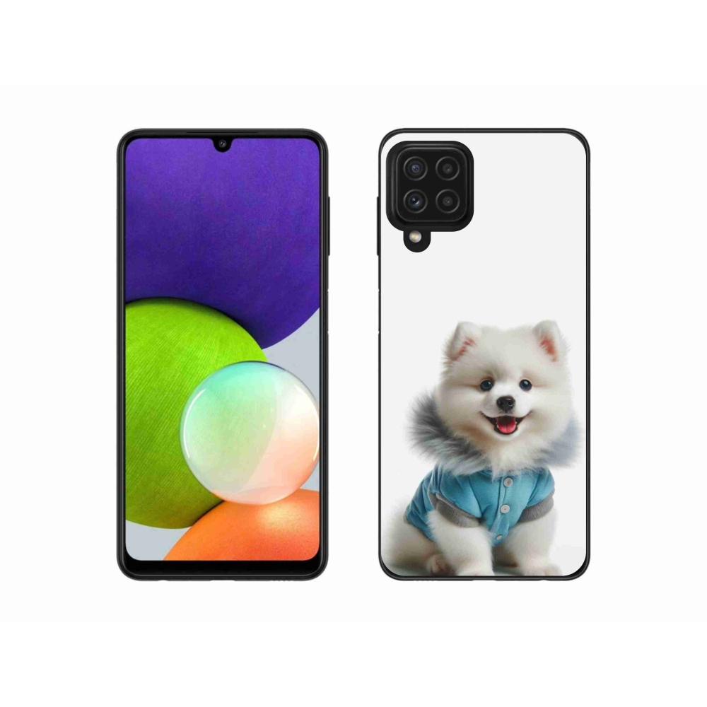 Gelový kryt mmCase na Samsung Galaxy A22 4G - pomeranian