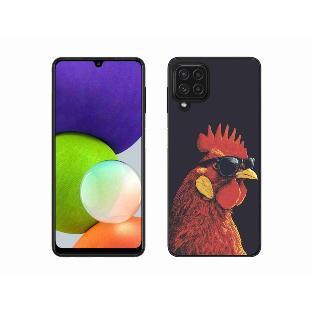 Gelový kryt mmCase na Samsung Galaxy A22 4G - stylový kohout