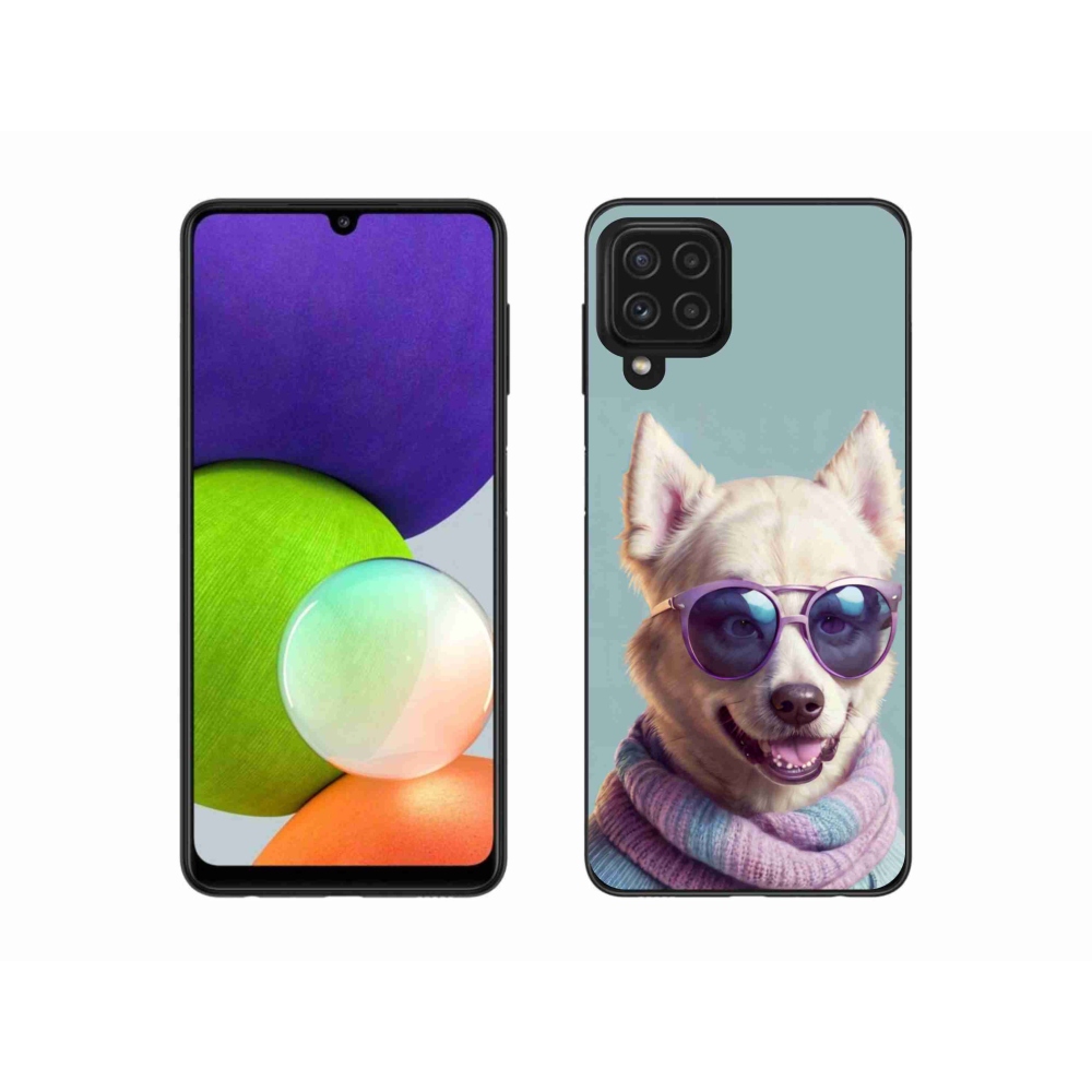 Gelový kryt mmCase na Samsung Galaxy A22 4G - stylový německý špic