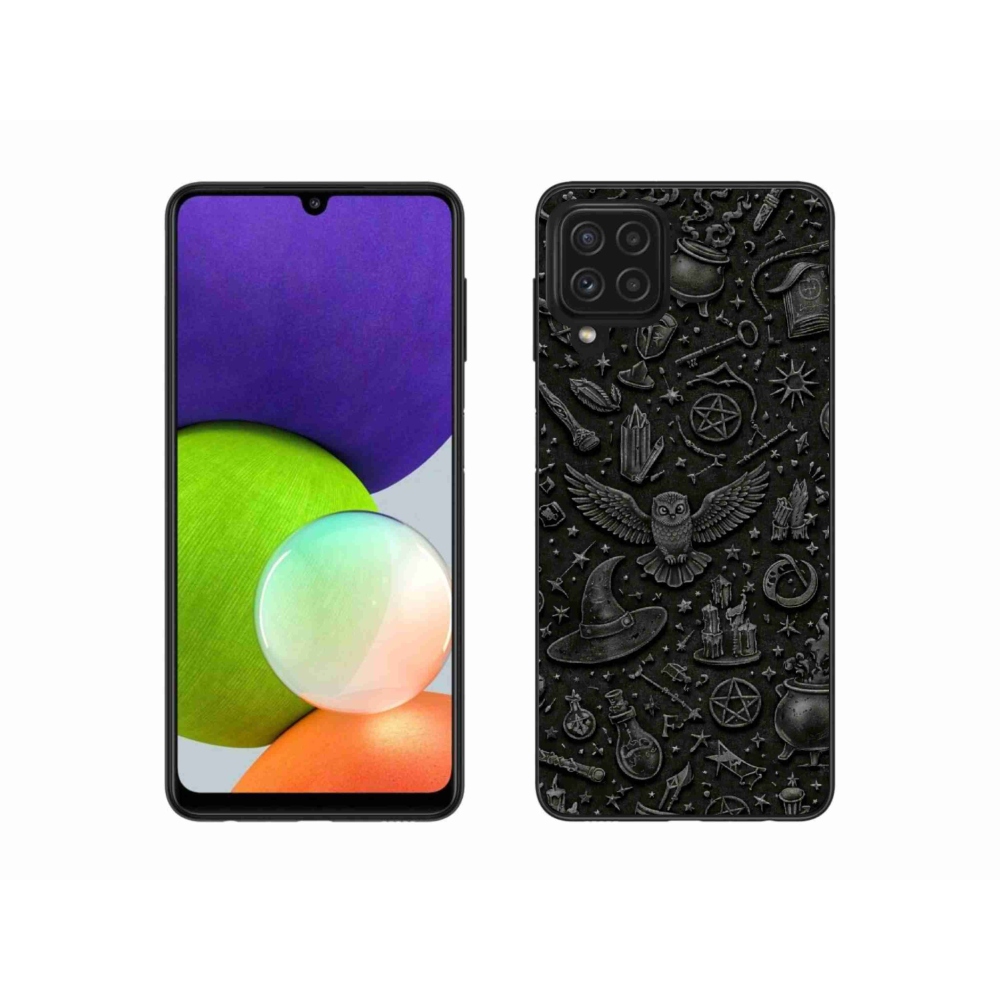 Gelový kryt mmCase na Samsung Galaxy A22 4G - tmavý magický svět