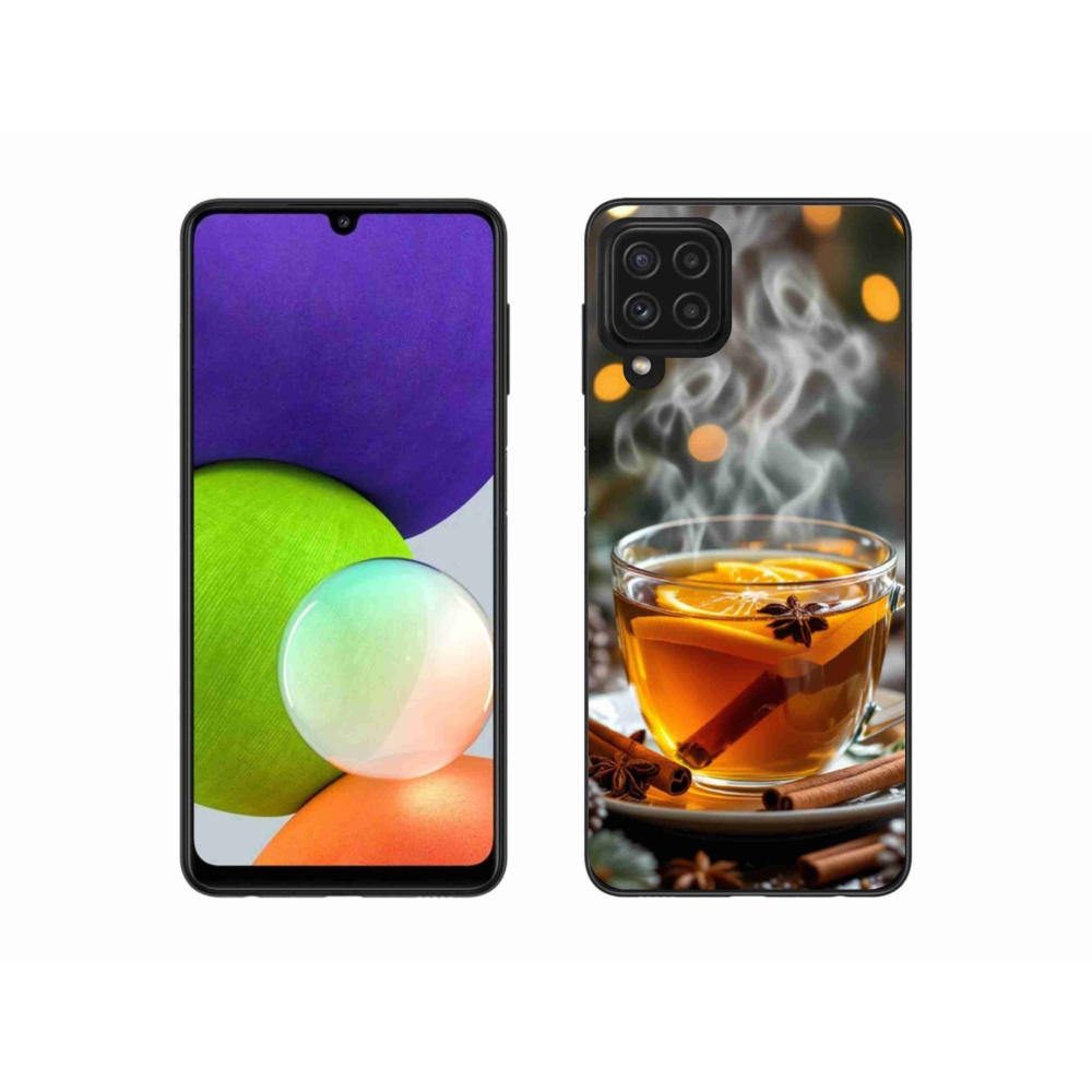 Gelový kryt mmCase na Samsung Galaxy A22 4G - vánoční punč