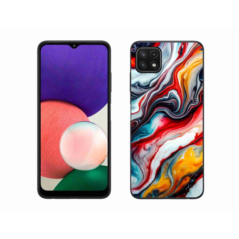 Gelový kryt mmCase na Samsung Galaxy A22 5G - abstraktní motiv 35