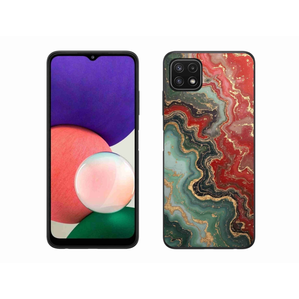Gelový kryt mmCase na Samsung Galaxy A22 5G - abstraktní motiv 55