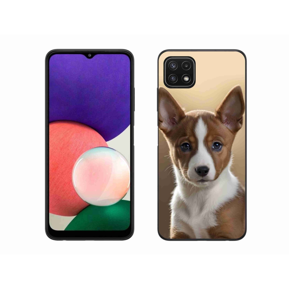 Gelový kryt mmCase na Samsung Galaxy A22 5G - basenji