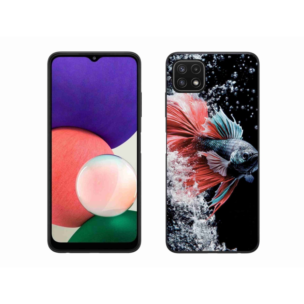 Gelový kryt mmCase na Samsung Galaxy A22 5G - bojovnice pestrá