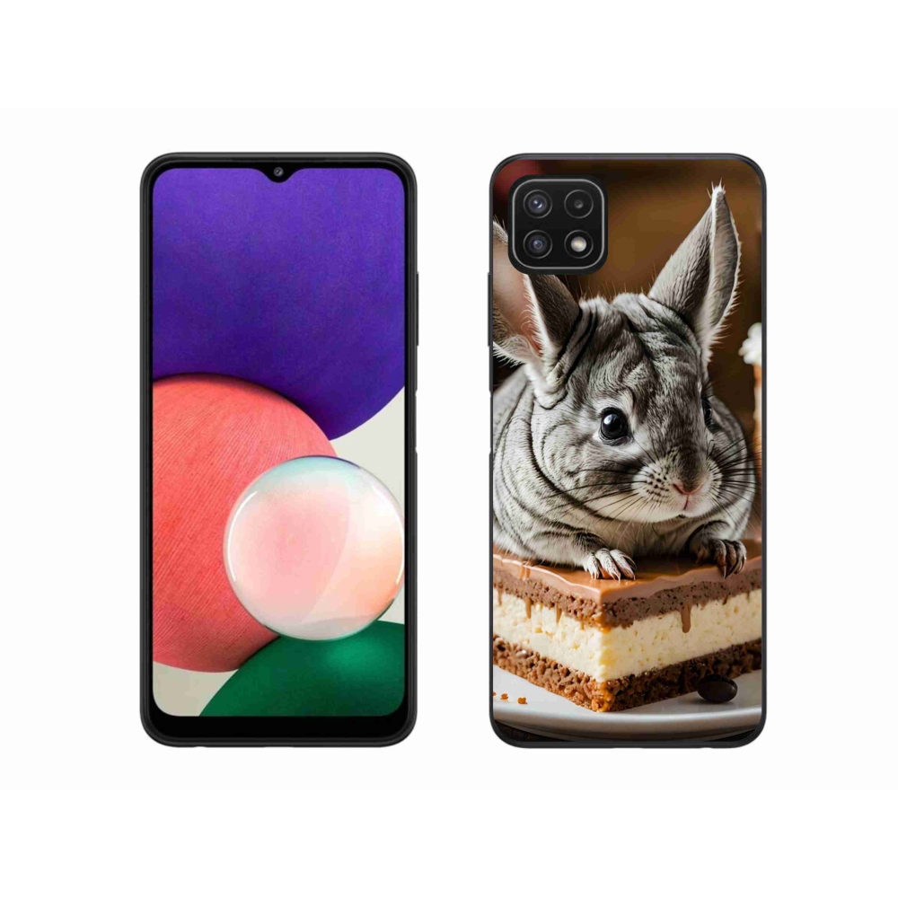 Gelový kryt mmCase na Samsung Galaxy A22 5G - činčila