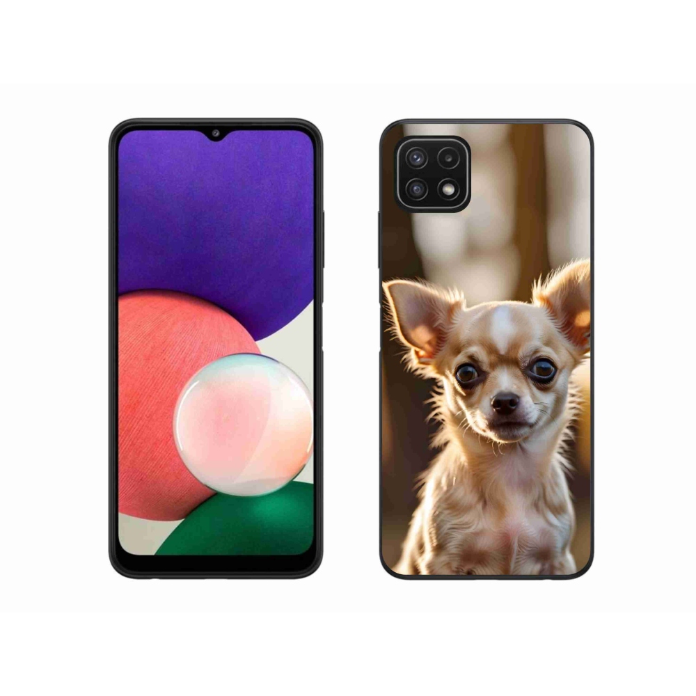 Gelový kryt mmCase na Samsung Galaxy A22 5G - čivava 6
