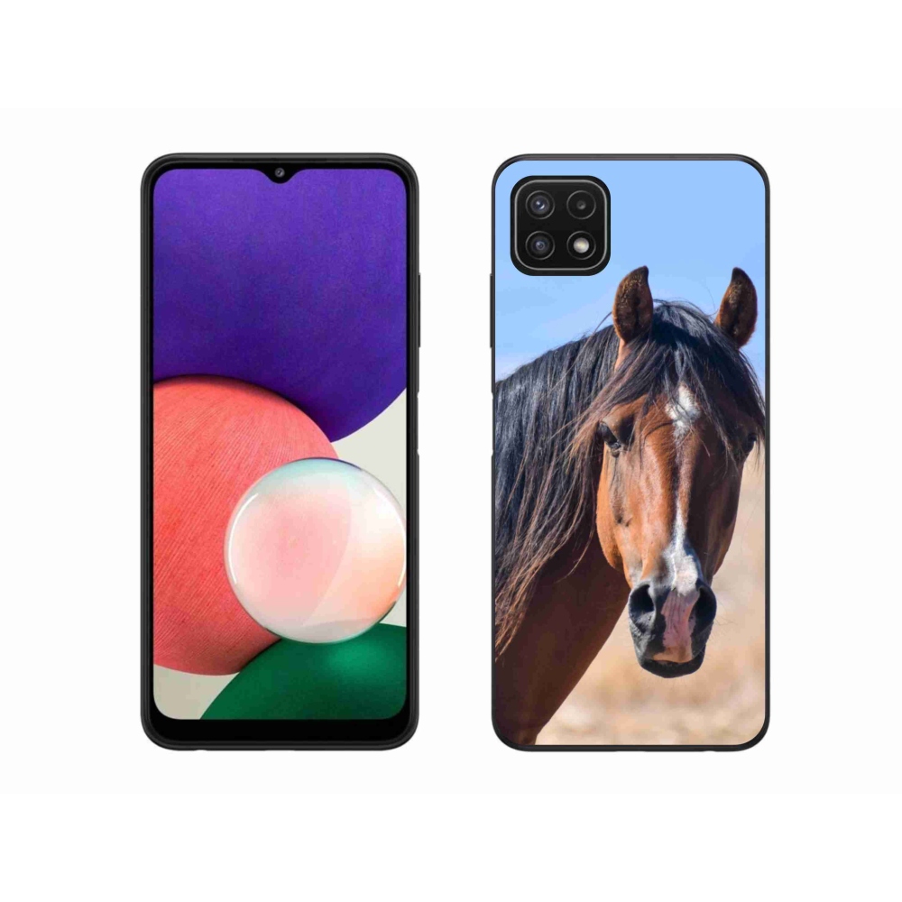 Gelový kryt mmCase na Samsung Galaxy A22 5G - klidný kůň