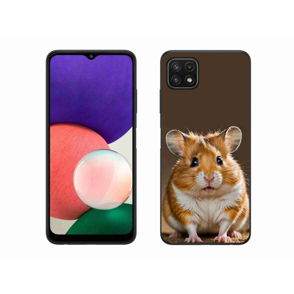 Gelový kryt mmCase na Samsung Galaxy A22 5G - křeček