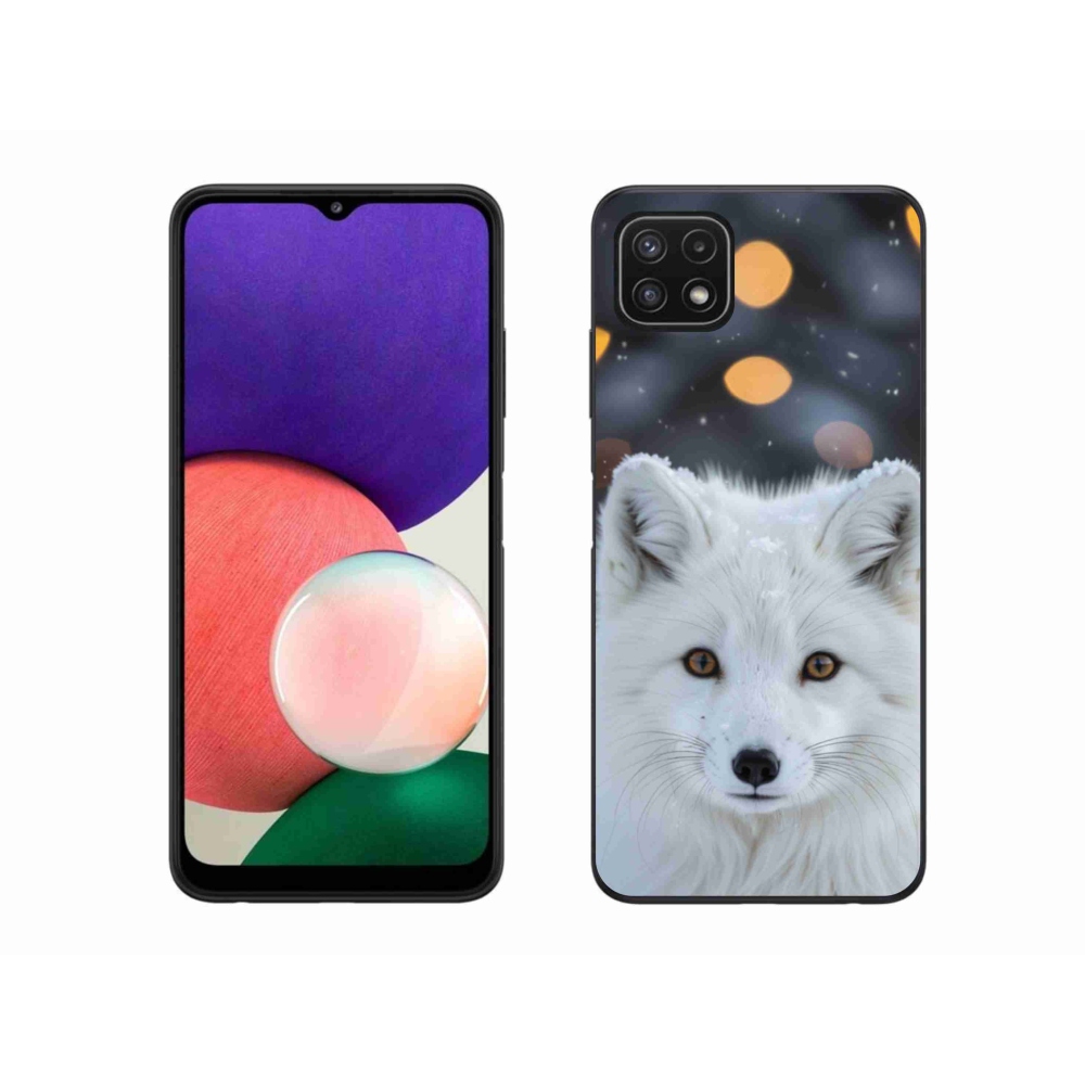 Gelový kryt mmCase na Samsung Galaxy A22 5G - liška polární