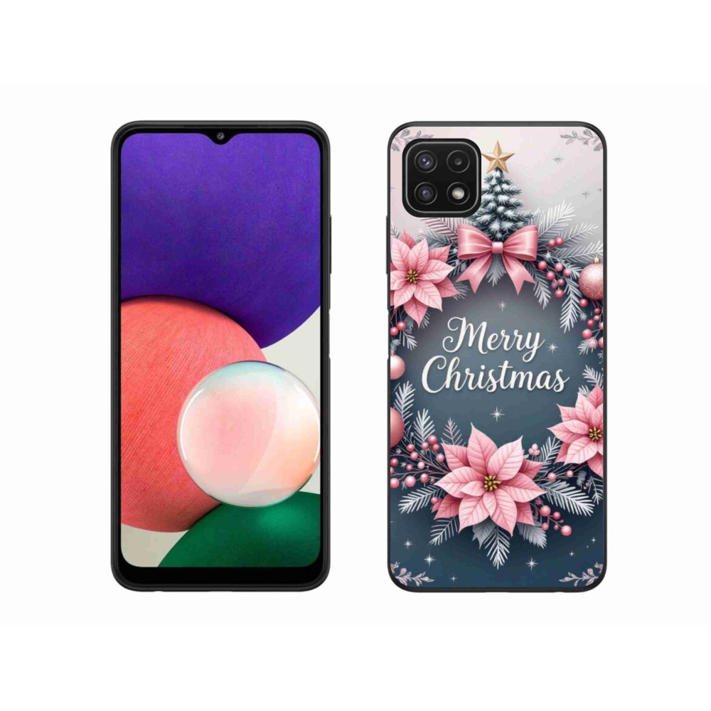 Gelový kryt mmCase na Samsung Galaxy A22 5G - merry christmas