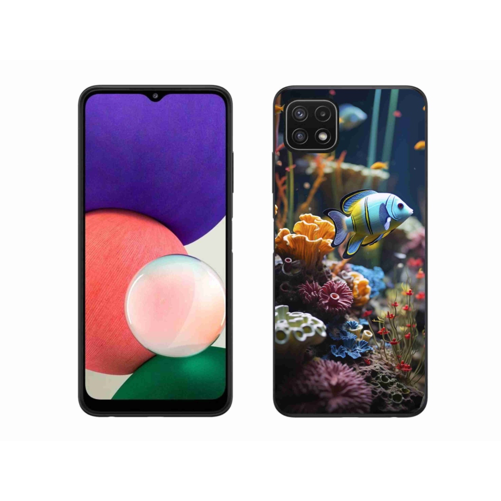 Gelový kryt mmCase na Samsung Galaxy A22 5G - mořský svět 5