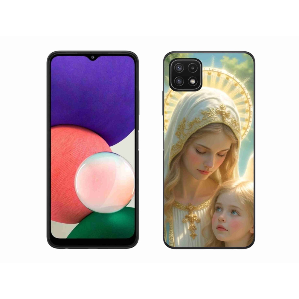 Gelový kryt mmCase na Samsung Galaxy A22 5G - náboženský motiv 2