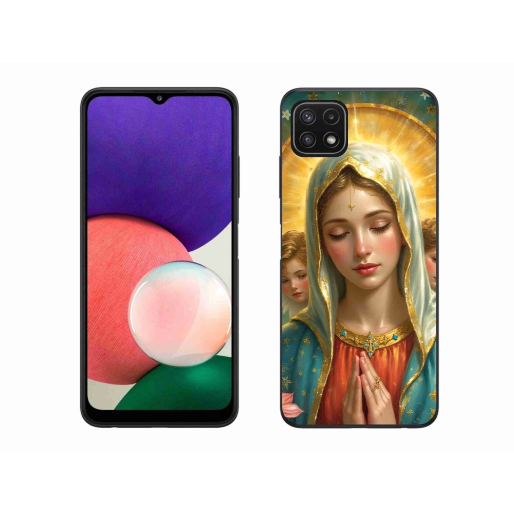 Gelový kryt mmCase na Samsung Galaxy A22 5G - náboženský motiv 3