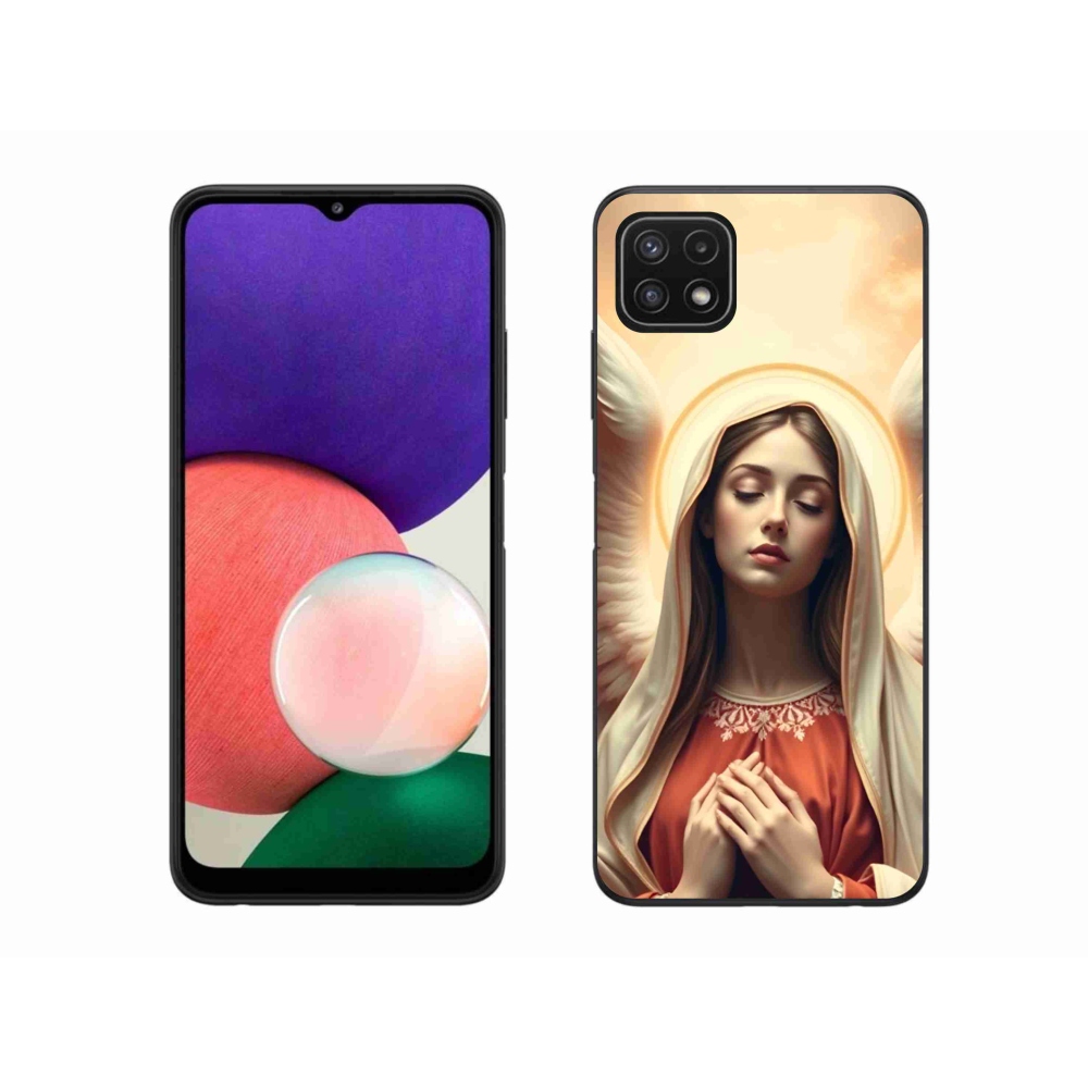 Gelový kryt mmCase na Samsung Galaxy A22 5G - náboženský motiv