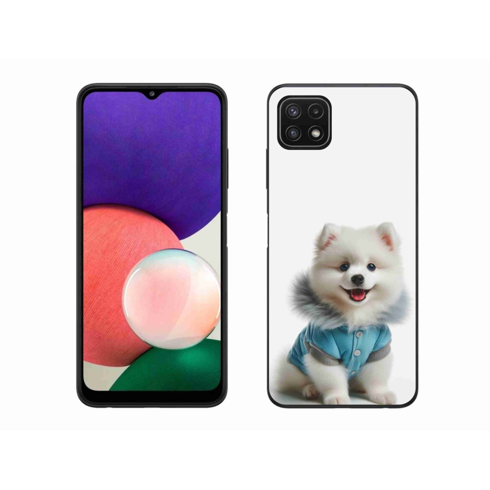 Gelový kryt mmCase na Samsung Galaxy A22 5G - pomeranian