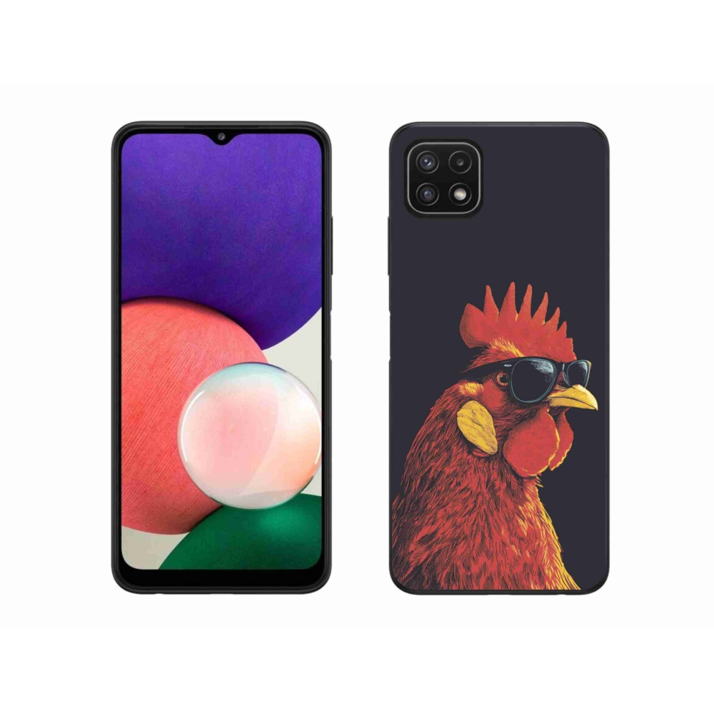 Gelový kryt mmCase na Samsung Galaxy A22 5G - stylový kohout