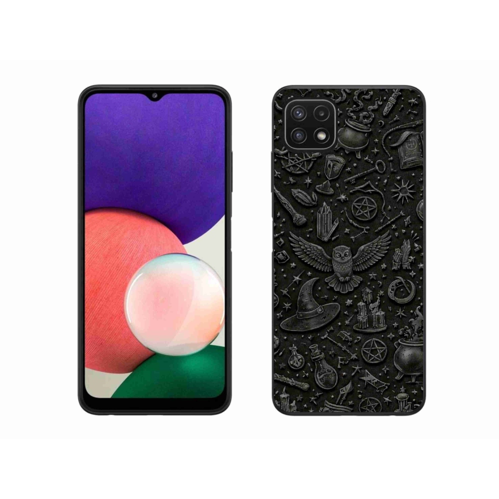 Gelový kryt mmCase na Samsung Galaxy A22 5G - tmavý magický svět