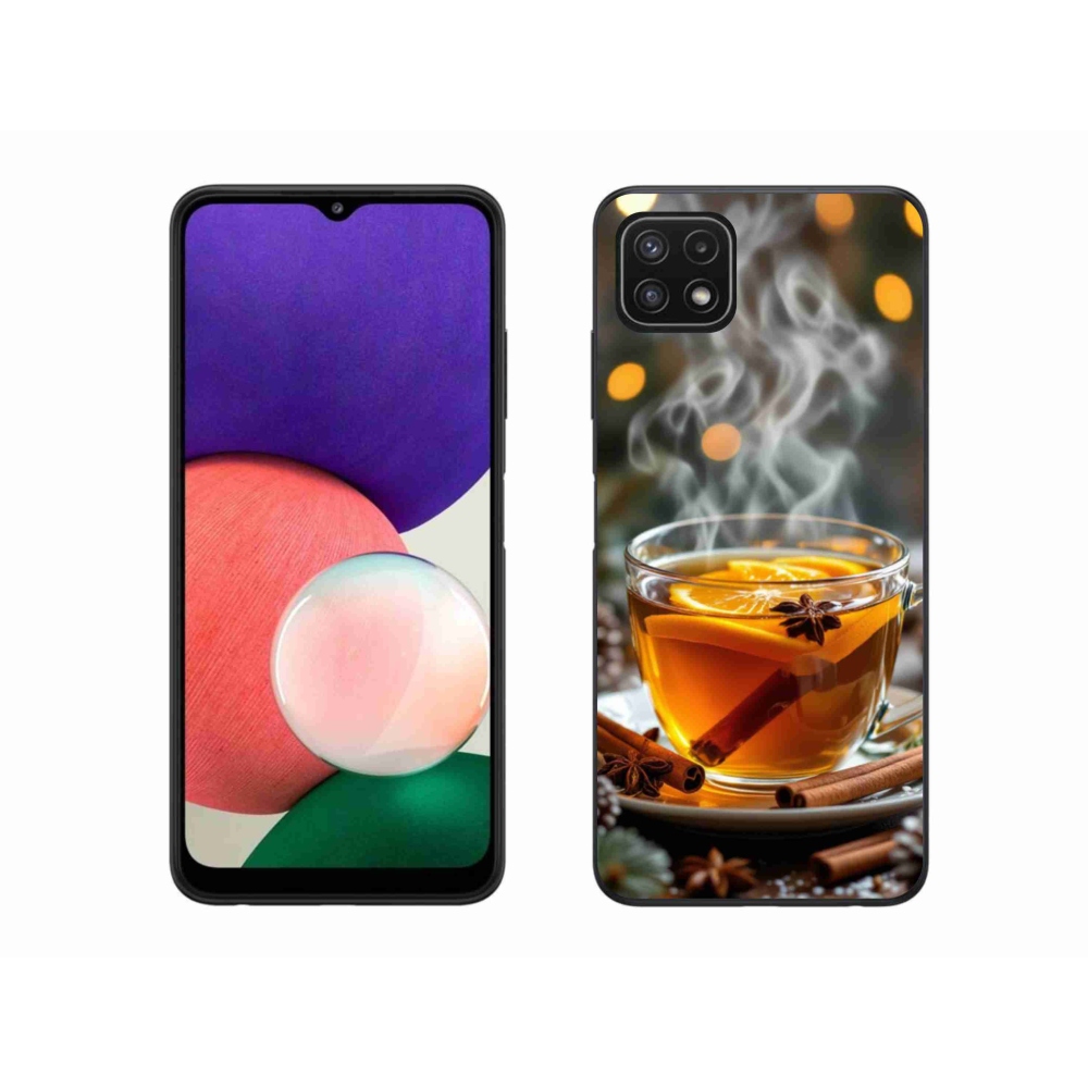 Gelový kryt mmCase na Samsung Galaxy A22 5G - vánoční punč