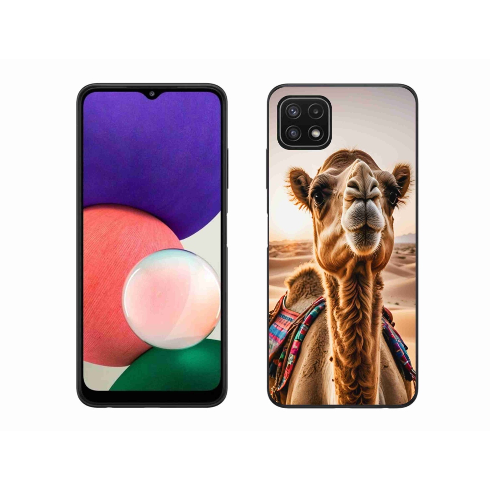 Gelový kryt mmCase na Samsung Galaxy A22 5G - velbloud