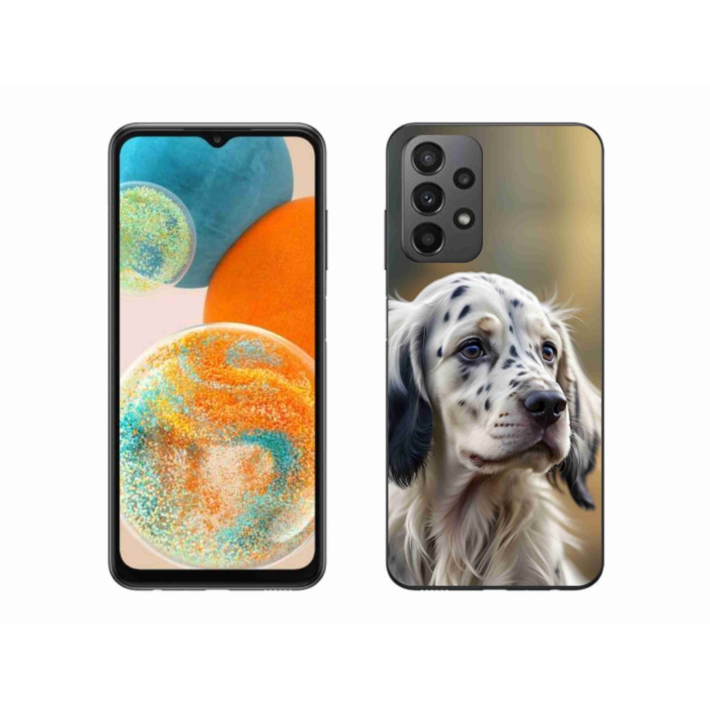 Gelový kryt mmCase na Samsung Galaxy A23 4G/5G - anglický setr