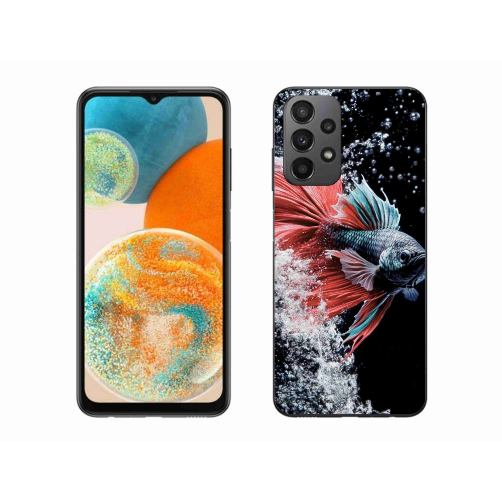 Gelový kryt mmCase na Samsung Galaxy A23 4G/5G - bojovnice pestrá