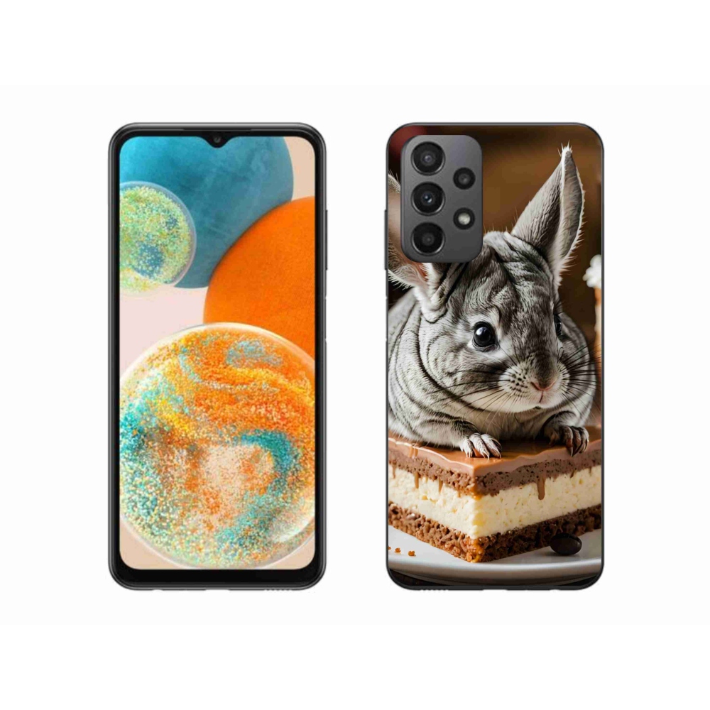 Gelový kryt mmCase na Samsung Galaxy A23 4G/5G - činčila