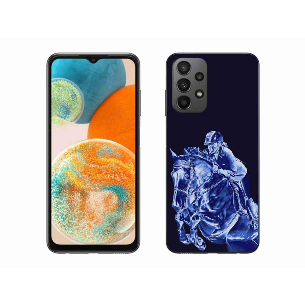 Gelový kryt mmCase na Samsung Galaxy A23 4G/5G - dostihový kůň