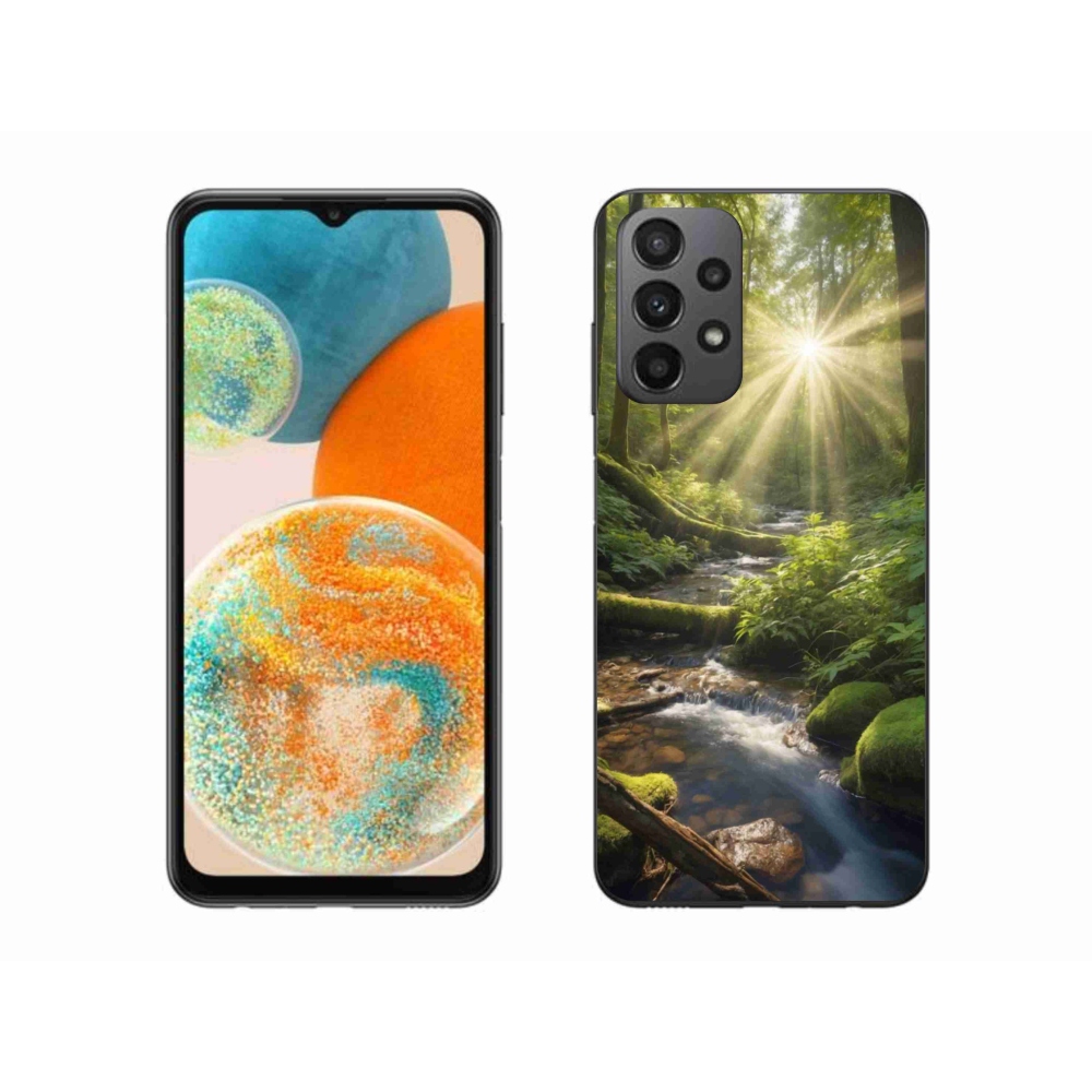 Gelový kryt mmCase na Samsung Galaxy A23 4G/5G - hlubina lesa