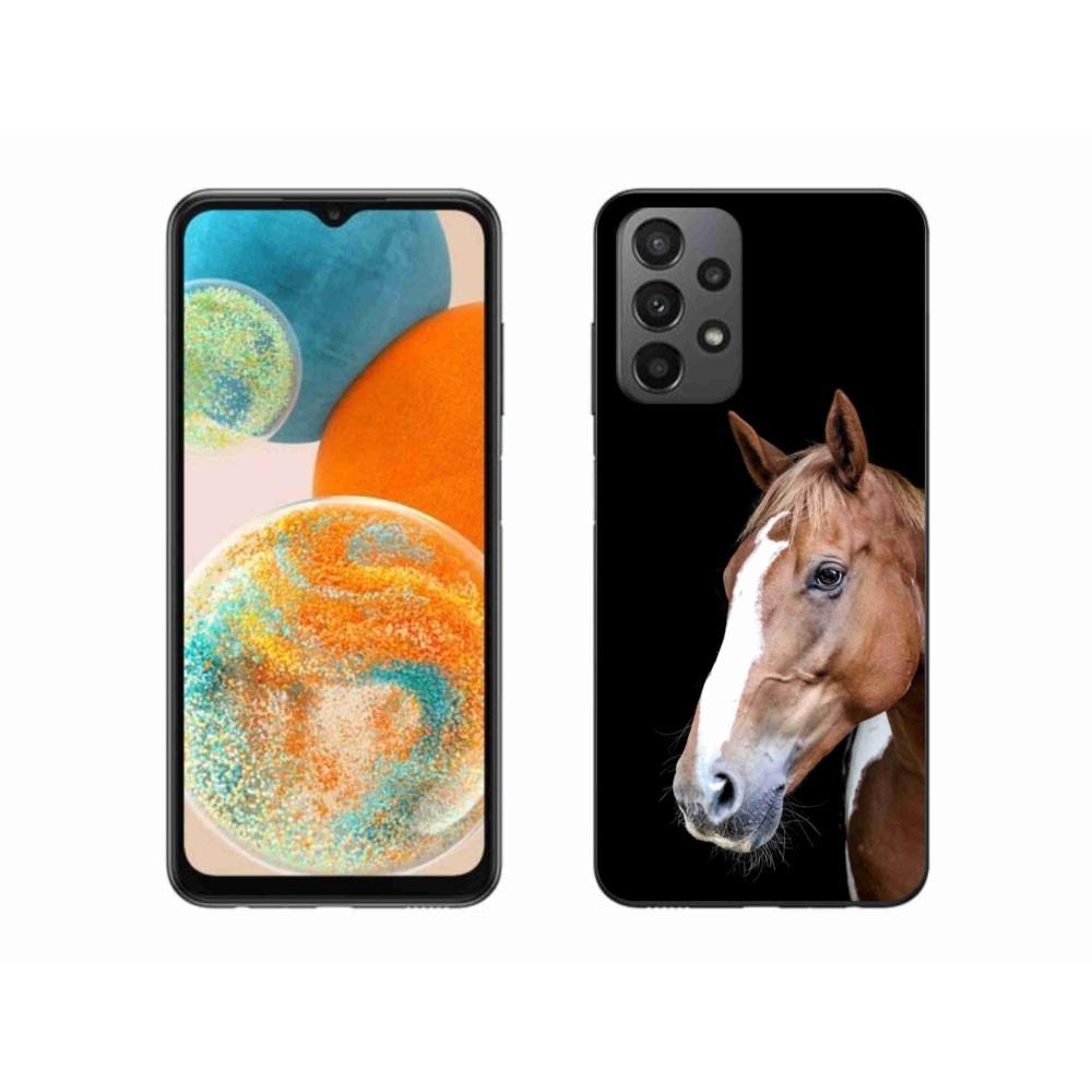 Gelový kryt mmCase na Samsung Galaxy A23 4G/5G - hnědý kůň 3