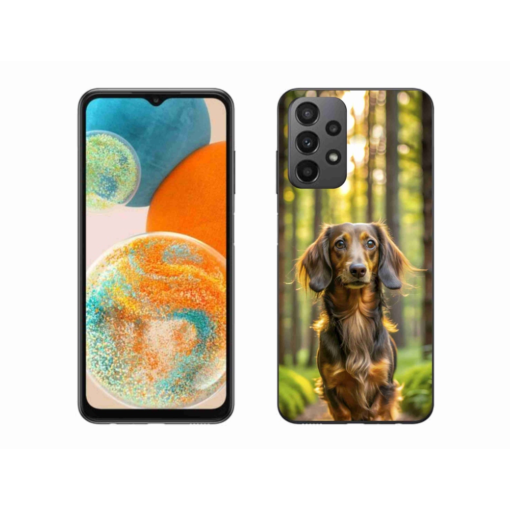 Gelový kryt mmCase na Samsung Galaxy A23 4G/5G - jezevčík 4