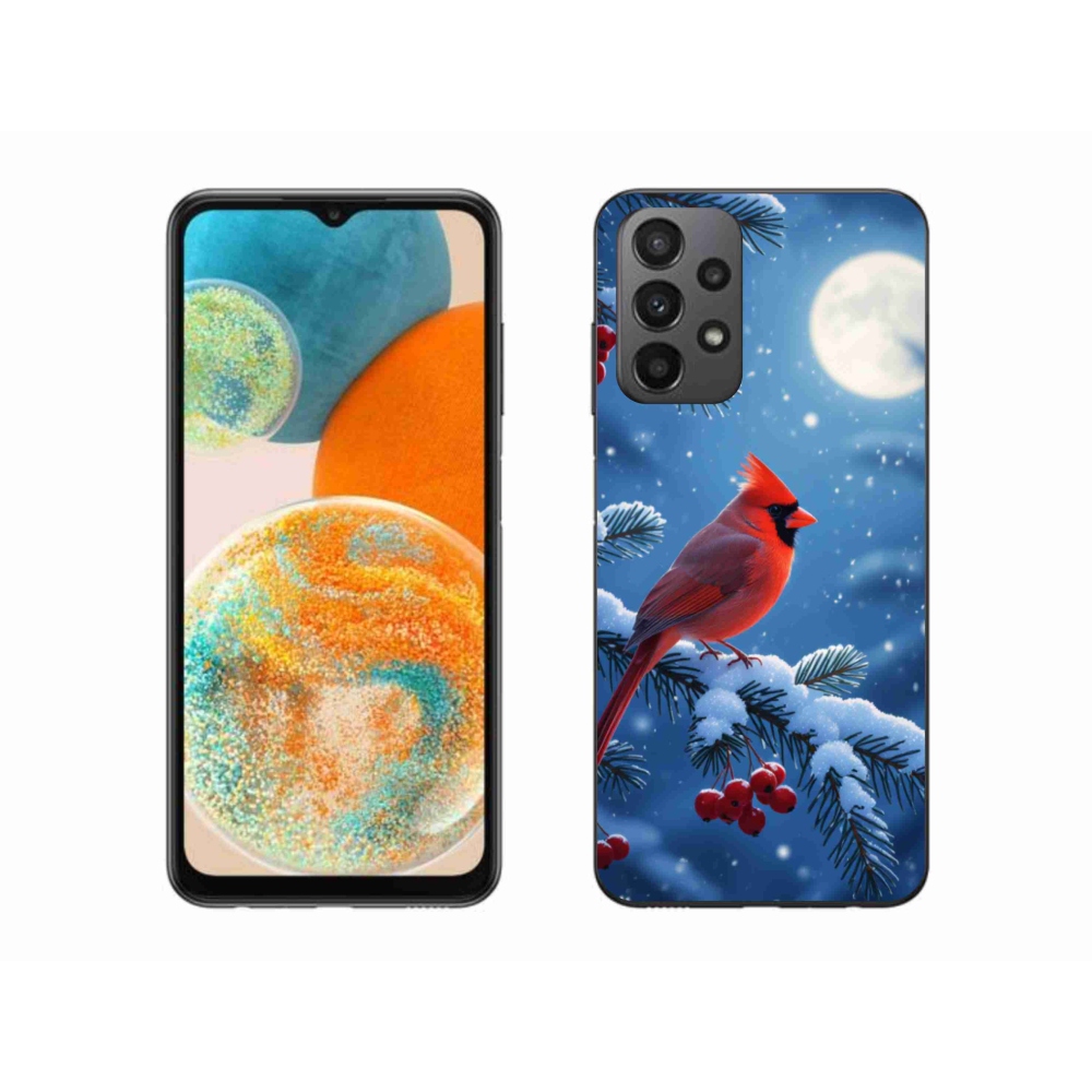 Gelový kryt mmCase na Samsung Galaxy A23 4G/5G - kardinál červený