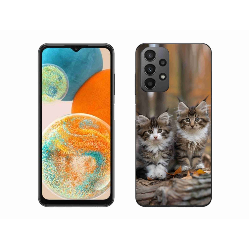Gelový kryt mmCase na Samsung Galaxy A23 4G/5G - kočičí duo 3