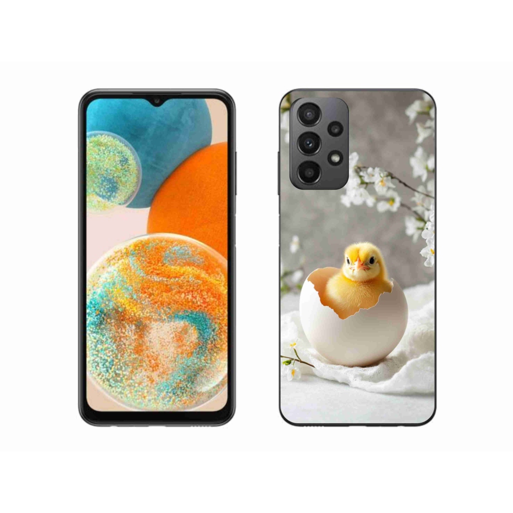 Gelový kryt mmCase na Samsung Galaxy A23 4G/5G - kuřátko