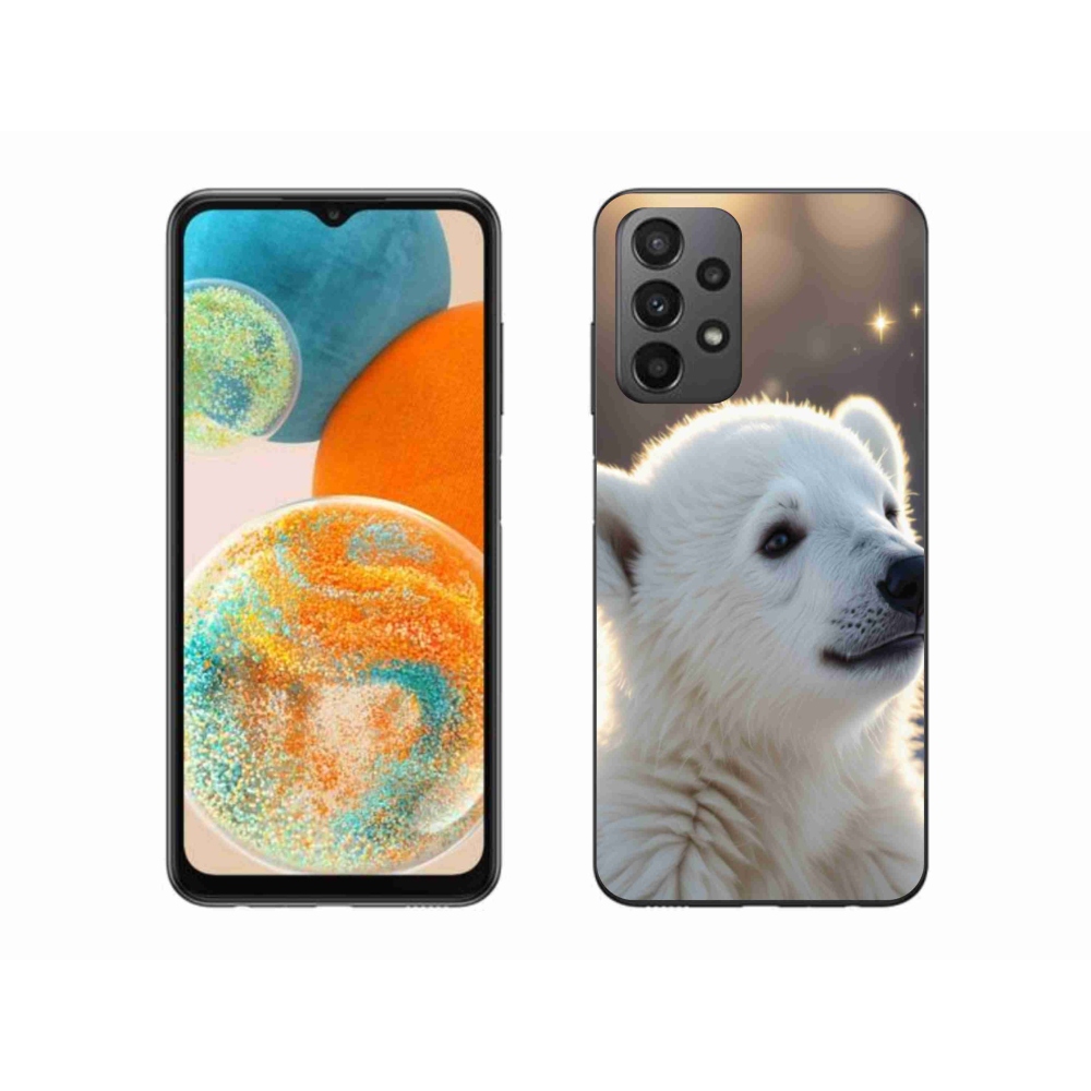 Gelový kryt mmCase na Samsung Galaxy A23 4G/5G - lední medvěd