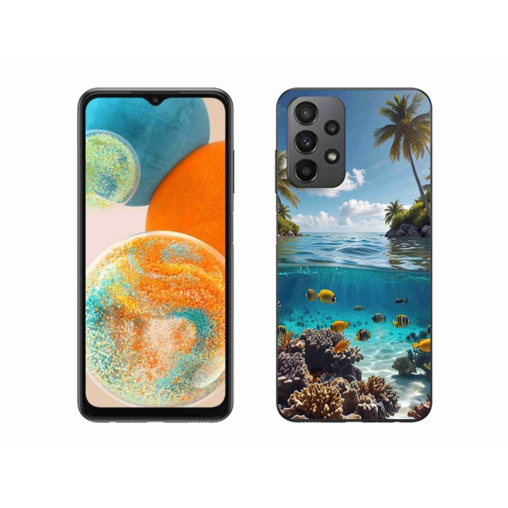 Gelový kryt mmCase na Samsung Galaxy A23 4G/5G - mořský svět 4