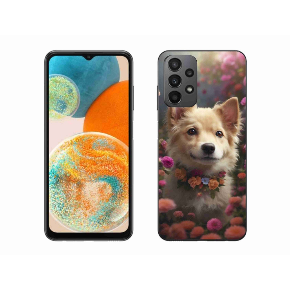 Gelový kryt mmCase na Samsung Galaxy A23 4G/5G - německý špic