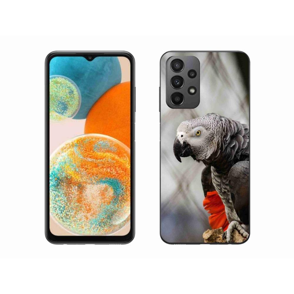 Gelový kryt mmCase na Samsung Galaxy A23 4G/5G - papoušek žako 3