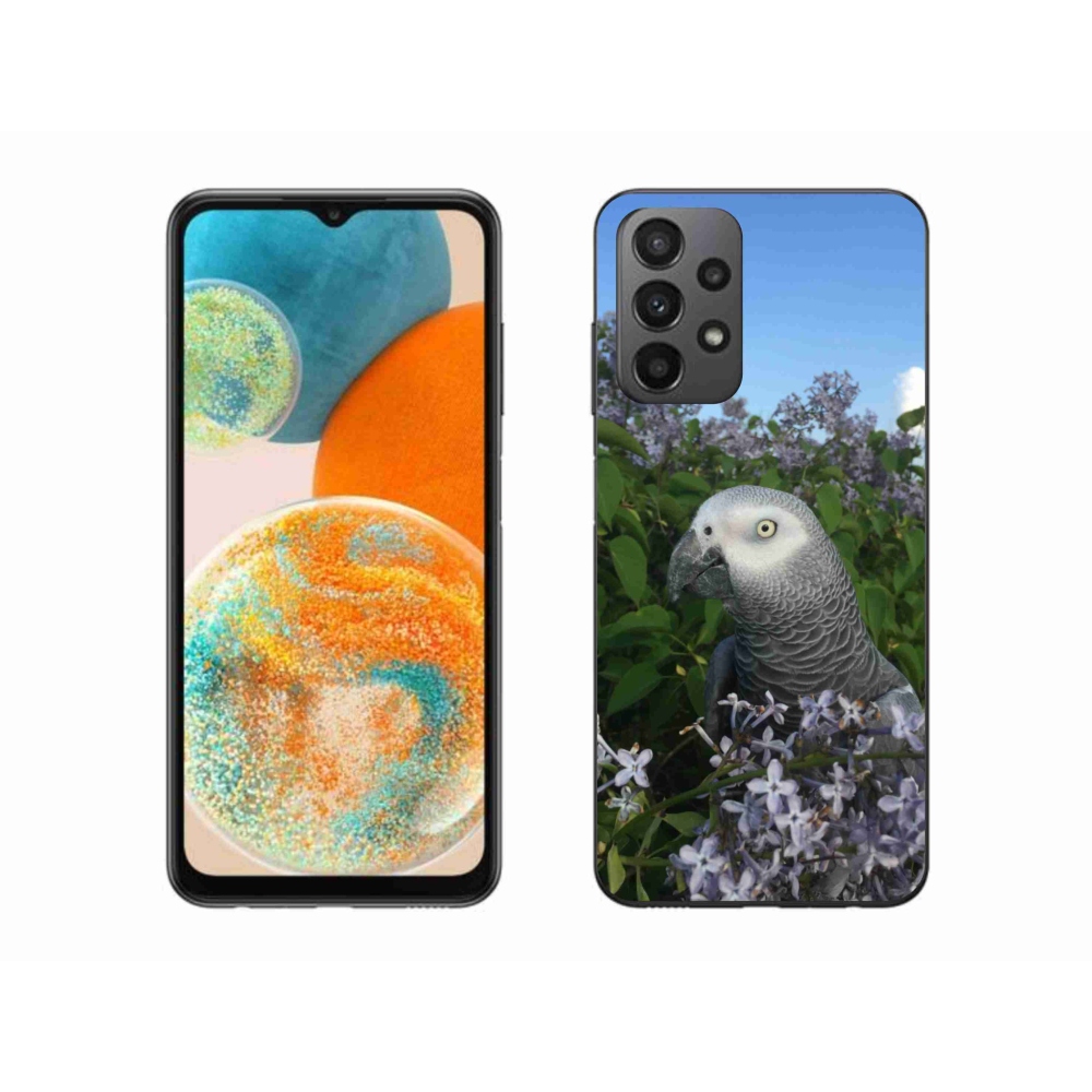 Gelový kryt mmCase na Samsung Galaxy A23 4G/5G - papoušek žako