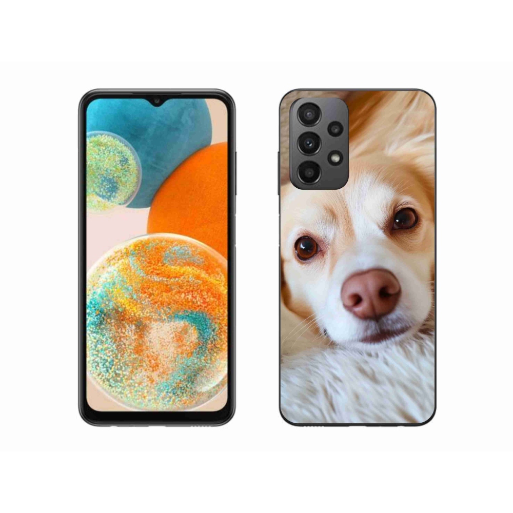 Gelový kryt mmCase na Samsung Galaxy A23 4G/5G - Roztomilá čivava