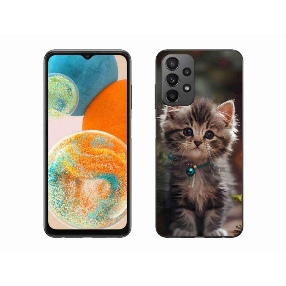 Gelový kryt mmCase na Samsung Galaxy A23 4G/5G - roztomilé kotě 11