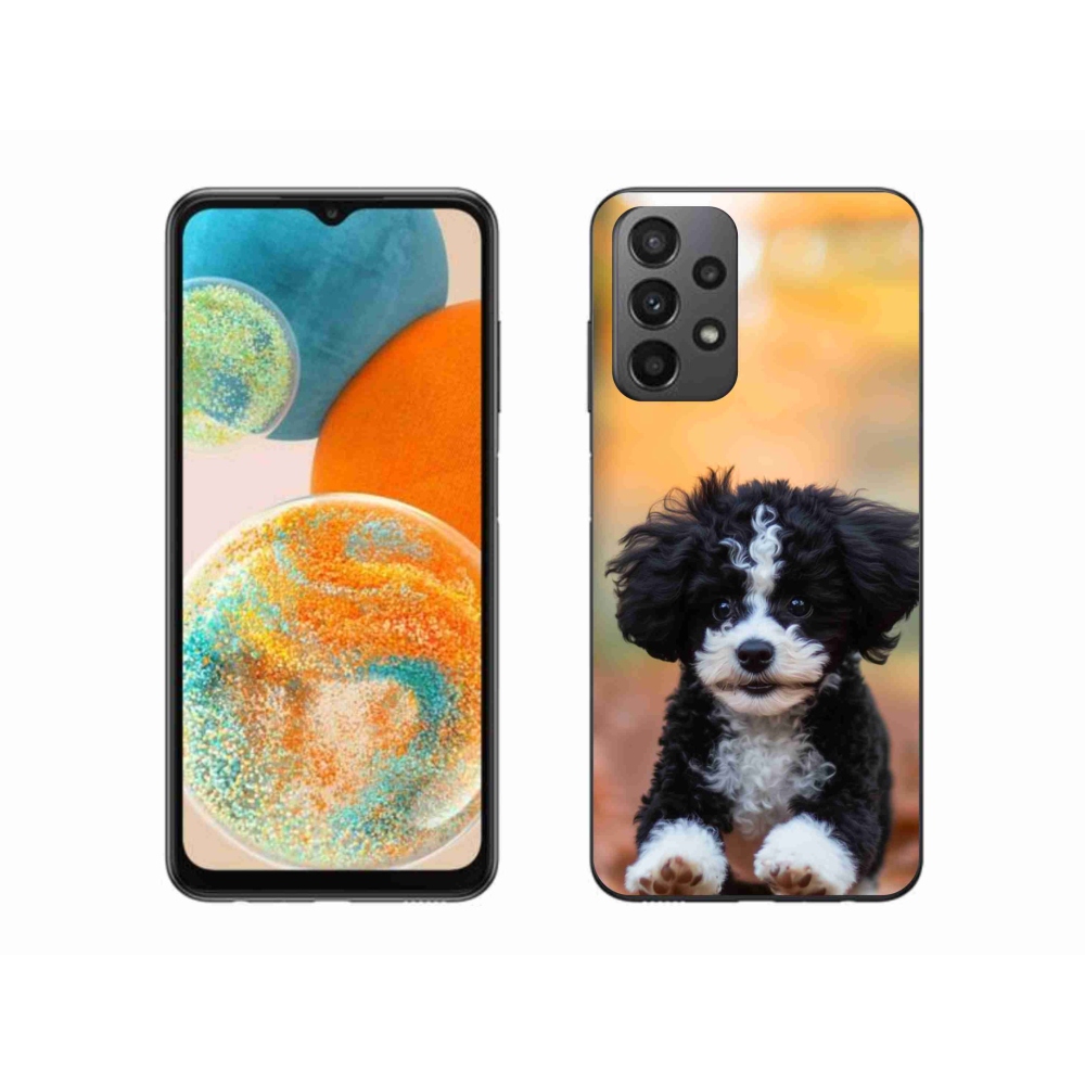 Gelový kryt mmCase na Samsung Galaxy A23 4G/5G - roztomilé štěně 2