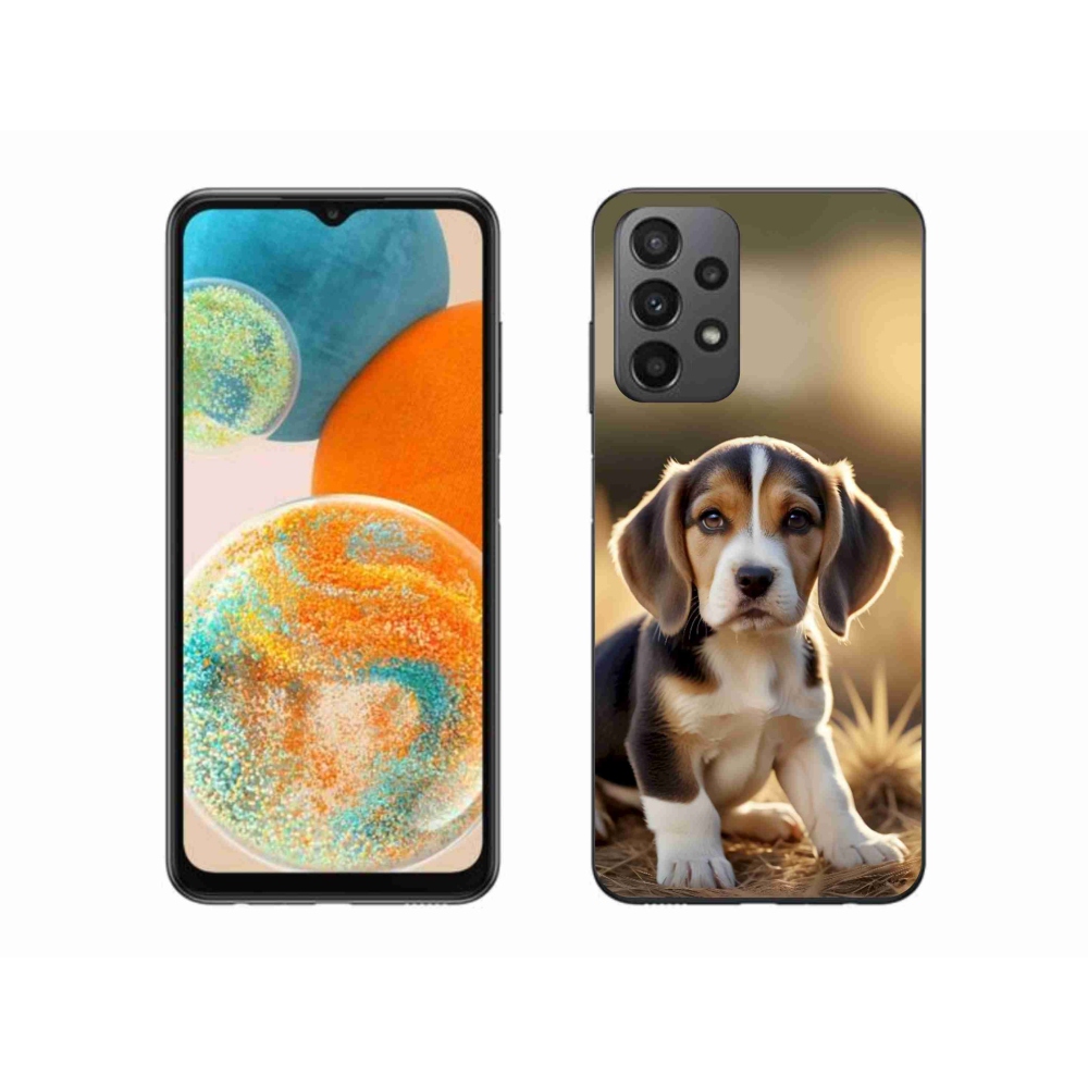 Gelový kryt mmCase na Samsung Galaxy A23 4G/5G - roztomilý bígl