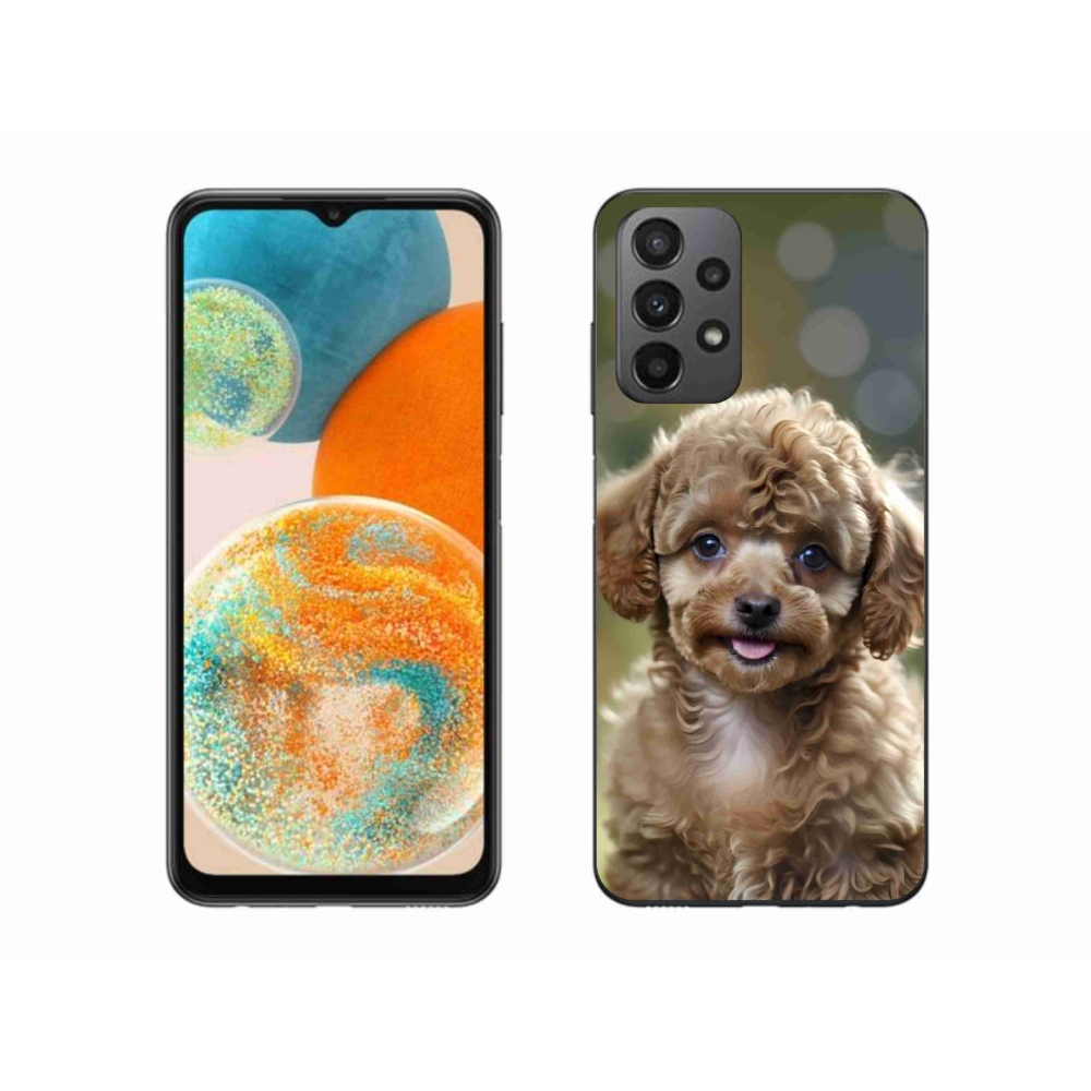 Gelový kryt mmCase na Samsung Galaxy A23 4G/5G - roztomilý pudl