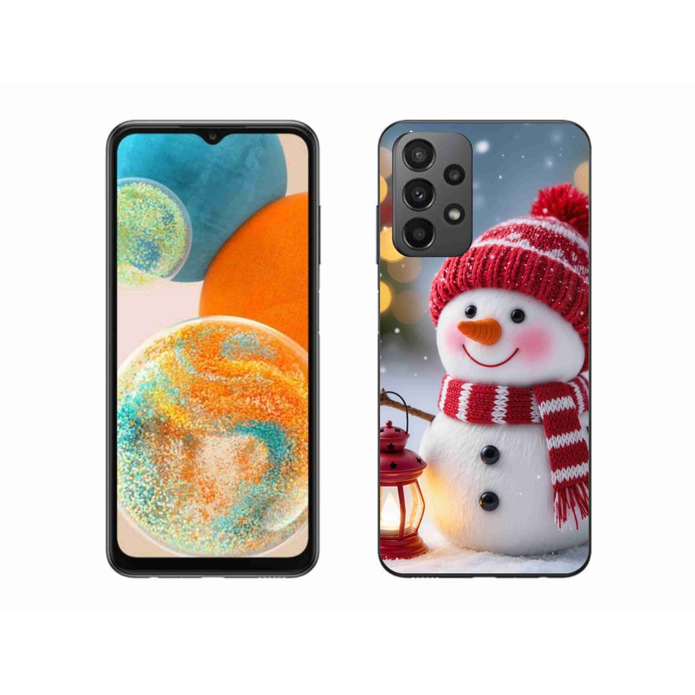 Gelový kryt mmCase na Samsung Galaxy A23 4G/5G - sněhulák 2