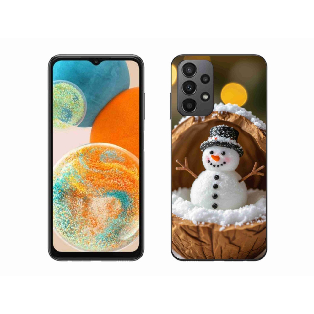 Gelový kryt mmCase na Samsung Galaxy A23 4G/5G - sněhulák 4