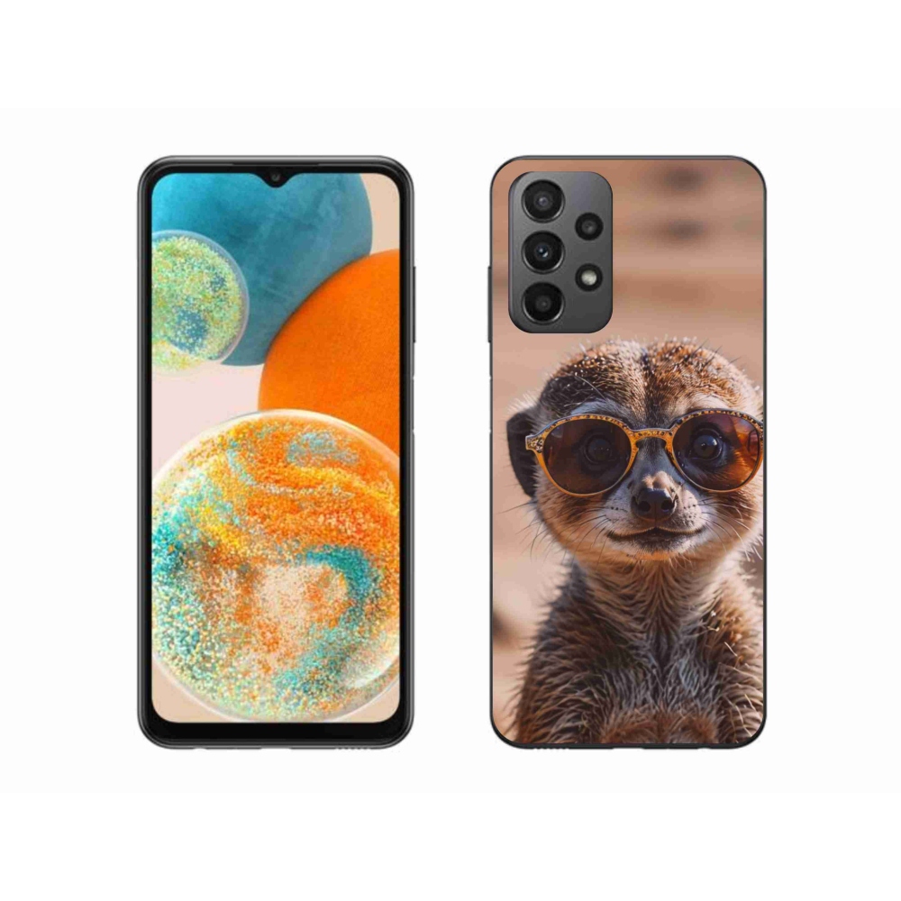 Gelový kryt mmCase na Samsung Galaxy A23 4G/5G - stylová surikata