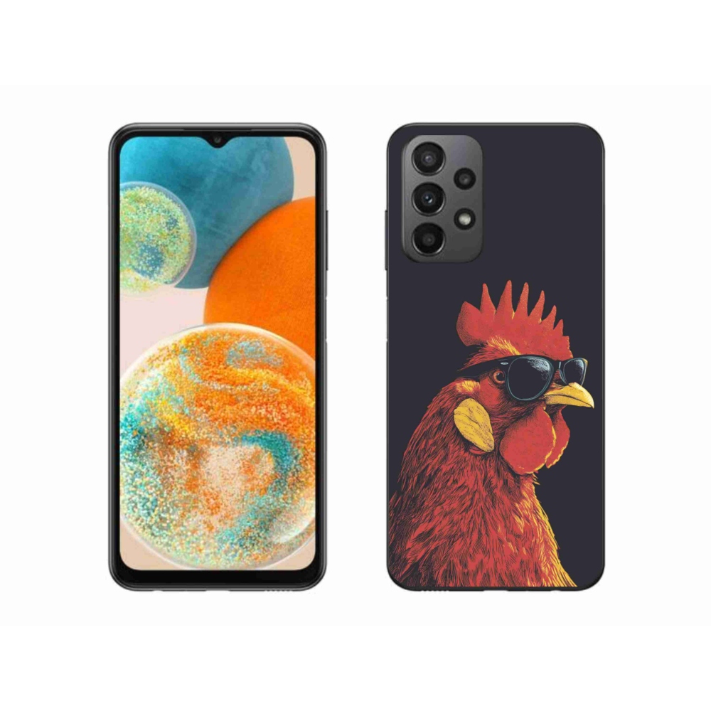 Gelový kryt mmCase na Samsung Galaxy A23 4G/5G - stylový kohout